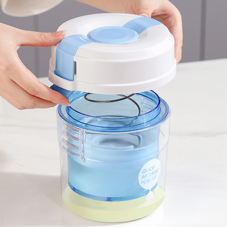 三档按压调节可冷藏过滤沥干DIY自制酸奶过滤器乳清冷萃分离器