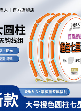 新款朝天钩七星漂线组免调漂大颗粒圆柱型传统钓鲫鱼专用钓鱼套装
