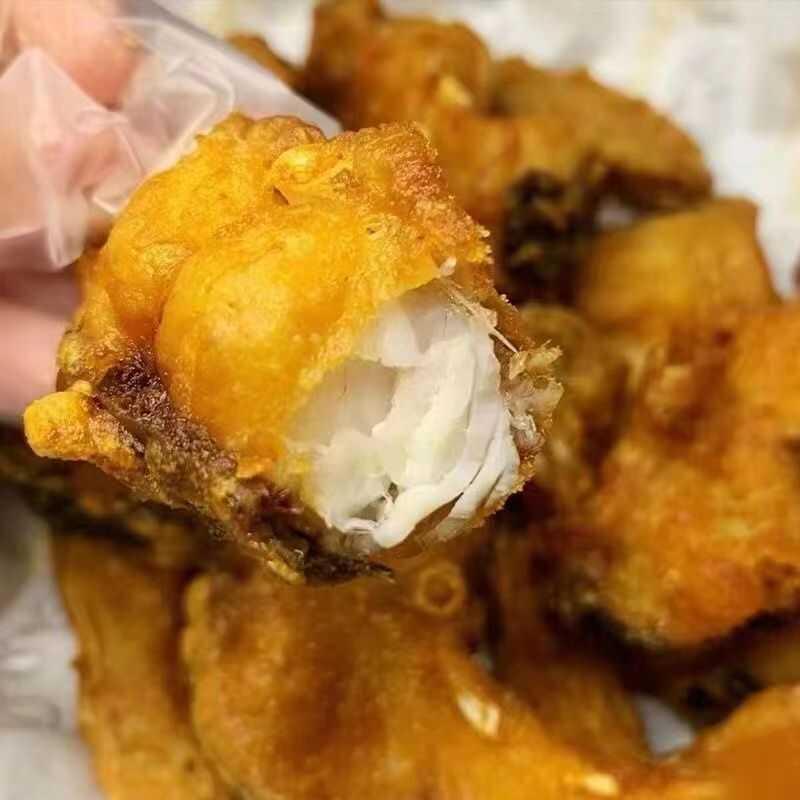 瓦块鱼炸鱼块炸大鱼块红烧鱼块加热即食覆炸后淡水鱼袋装包邮