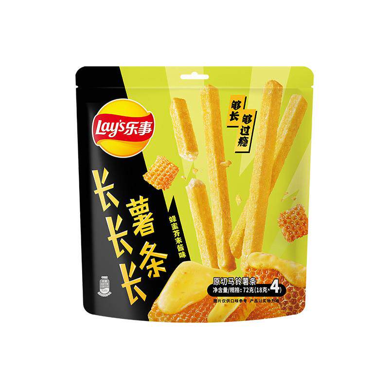 正宗新品原切长薯条蜂蜜芥末味香菜味香辣藤椒味马铃薯条