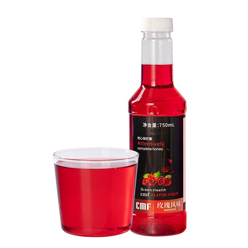 玫瑰花酱食用重瓣玫瑰花果酱烘焙水果茶果酱冰粉奶茶商用原料专用