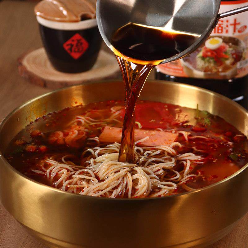 东北大妈冷面汤汁2.6L东北朝鲜族风味冷面汤汁凉面调料方便速食