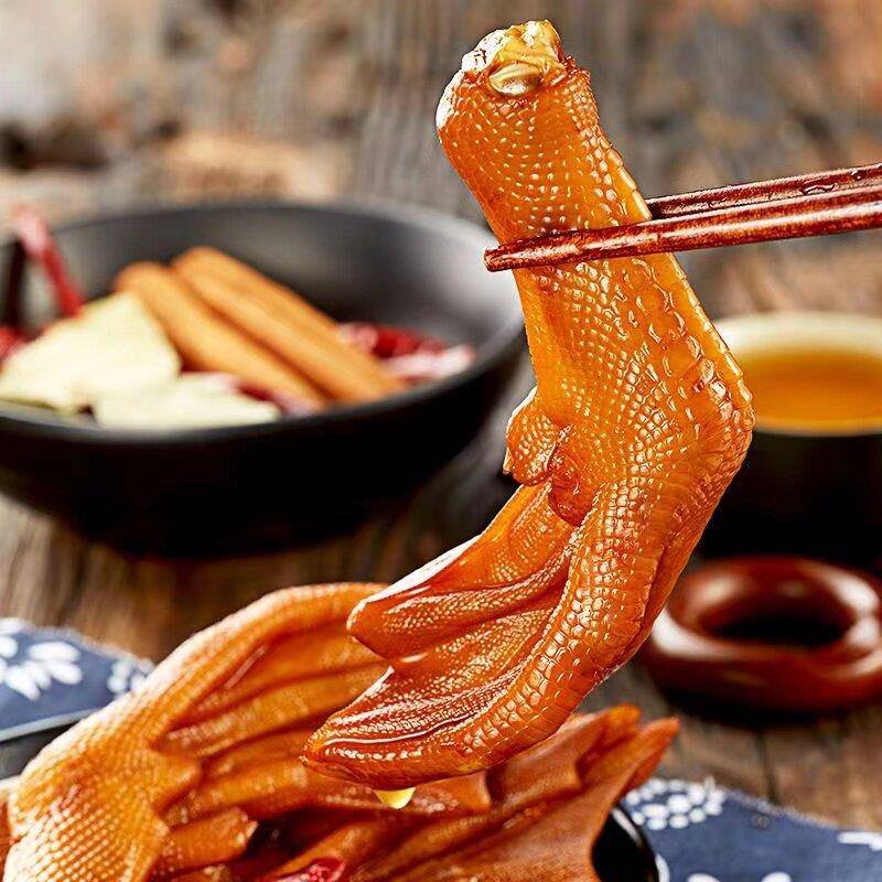 正宗龙岩泡鸭爪散装价即食大包鸭掌清香香辣味整箱网红休闲 零食