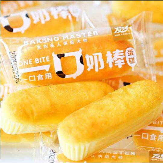 友梦一口奶棒蛋糕小面包早餐点心整箱5斤单独包装小零食甜品小吃