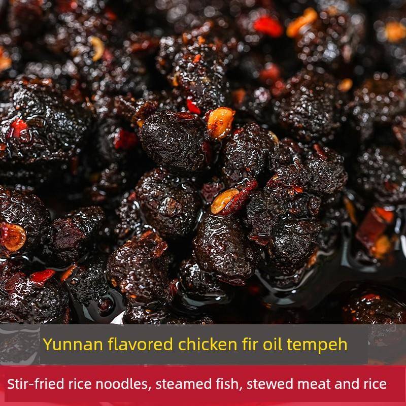 云南风味鸡枞油豆豉特产辣椒酱火锅下饭菜烹饪蒸鱼回锅肉香辣调料