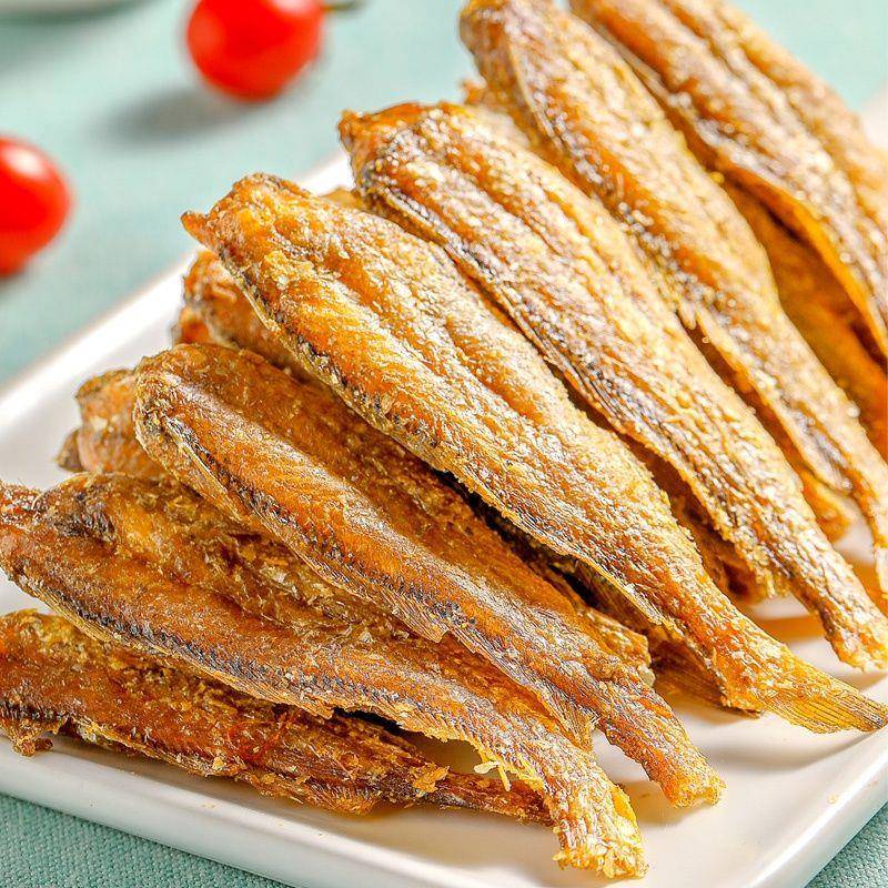 爷叔鱼即食香酥小黄鱼干 干小鱼干 干500g黄鱼酥小鱼仔黄花鱼海鲜