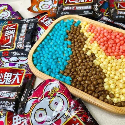 人小鬼大糖古怪的糖脆皮糖充气糖果古怪的糖办公室零食单独小包装