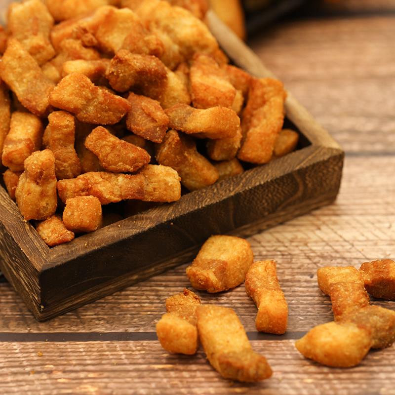 佰味匠心青岛特产脂渣猪油渣猪肉精肉肉丁脆哨干炸猪肉油梭子零食
