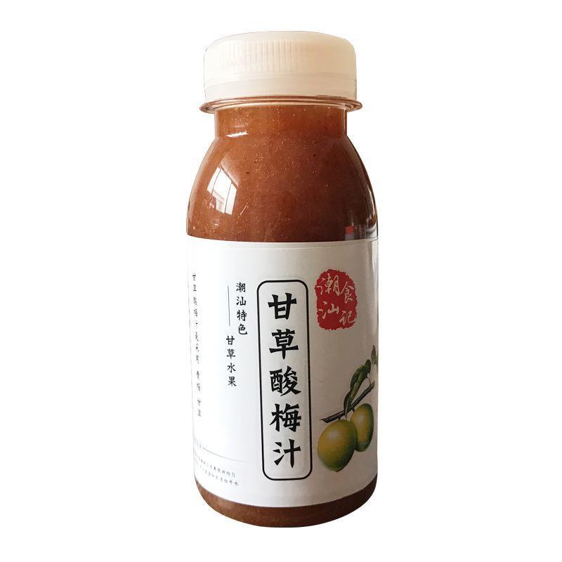 潮汕食记 潮汕甘草水果腌制调料甘草汁 甘草梅汁调味品 酸甜 250g