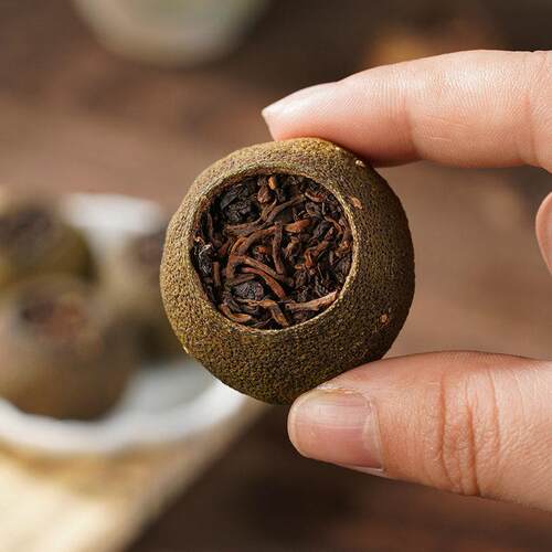 小青柑熟普茶叶陈皮小青柑普洱熟茶桔普茶250g浓香普洱茶散装罐装