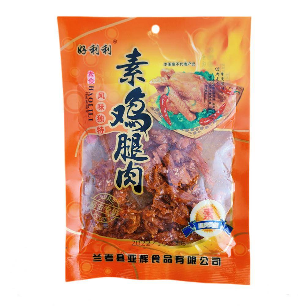 好利利素大龙虾鸡腿肉8090零食辣条豆干豆制品素食面筋经典大包装