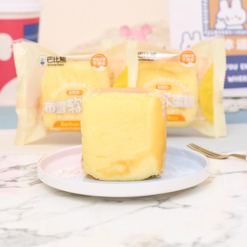 巴比熊布雪软蛋糕面 面包整箱儿童早餐糕点心代餐小吃休闲 饱腹零
