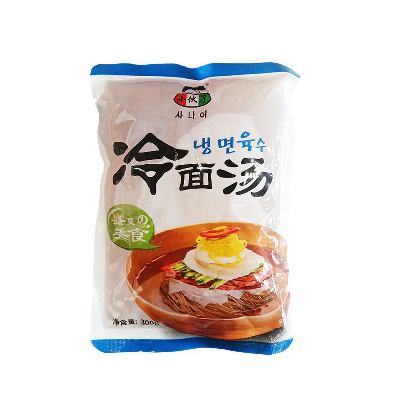 荞麦冷面小伙子韩式风味荞麦冷面1Kg装Q弹劲道商用冷面拌面大