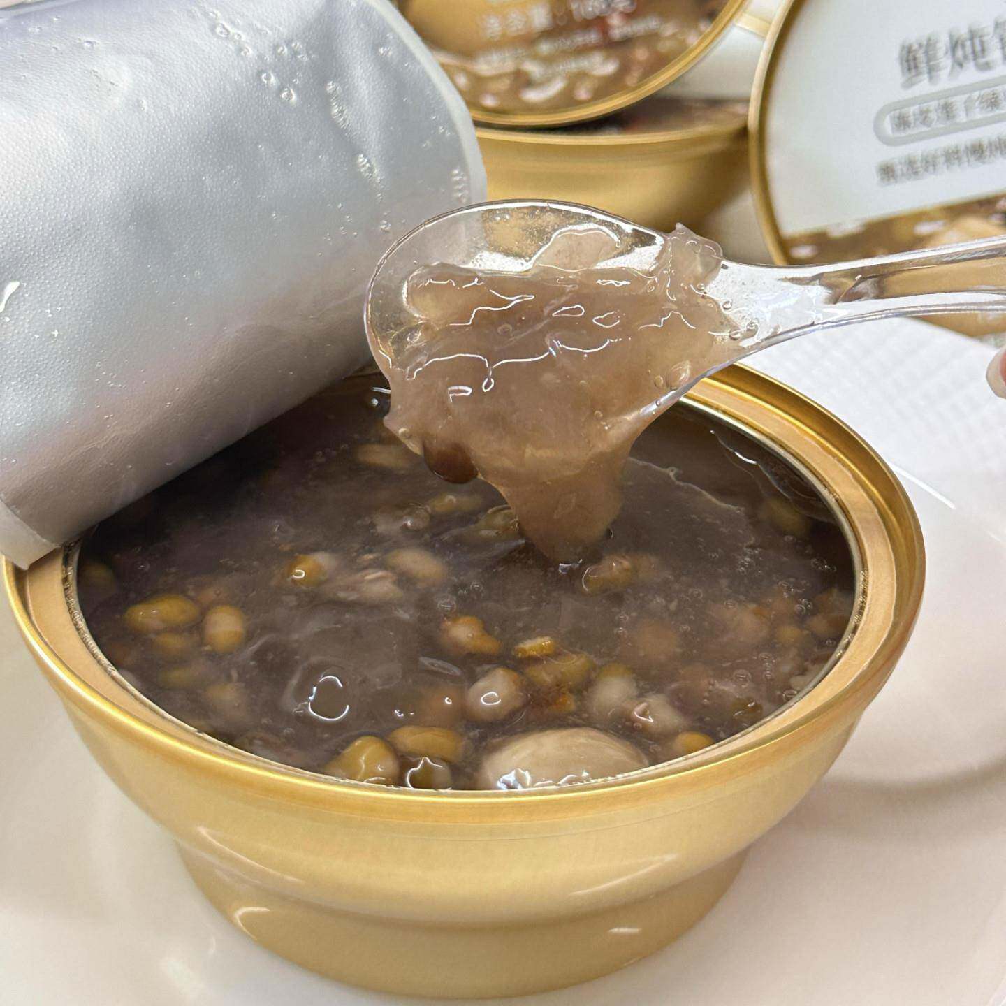 金燕耳陈皮莲子绿豆沙福建特色6碗整箱即食营养早餐慢炖