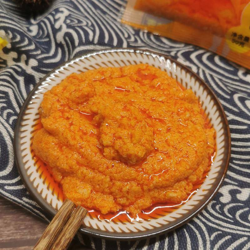 蟹黄拌饭酱姑香蟹黄酱锅巴鸡拌饭酱拌面即食海鲜酱商用饭店2斤装
