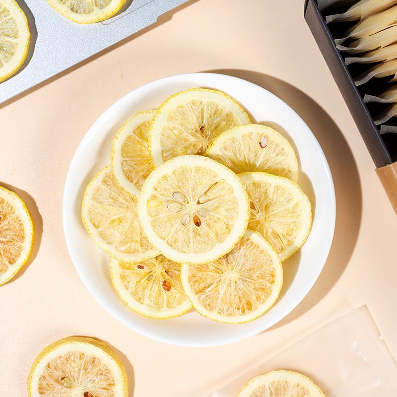 正宗冻干柠檬片泡水喝蜂蜜柠檬片干片单独包装夏天冷泡水果花茶包
