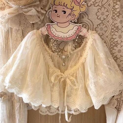 lolita内搭开衫小披肩洛