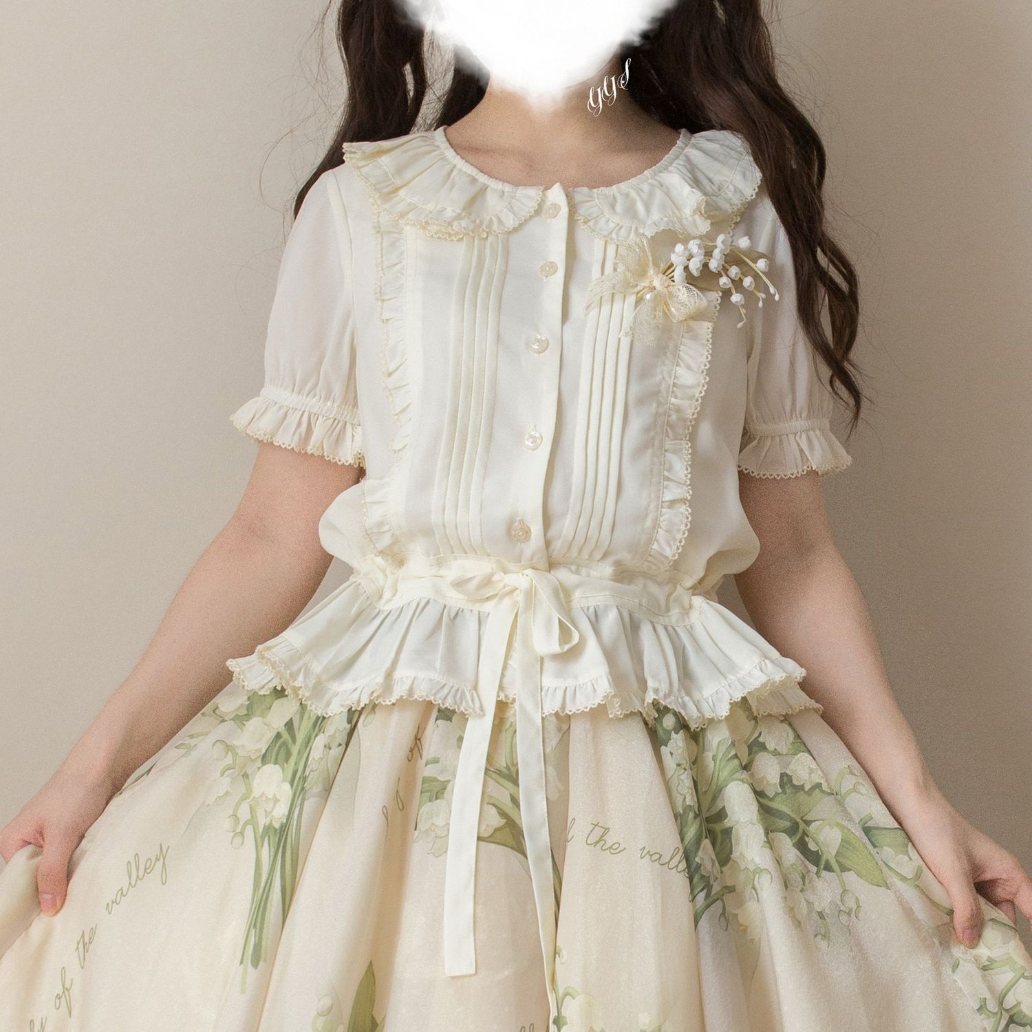 四季春lolita夏季衬衫c系