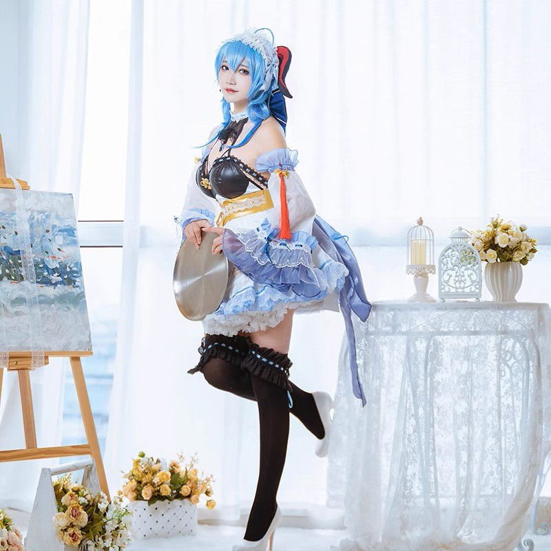 原神甘雨女仆cos服王小美