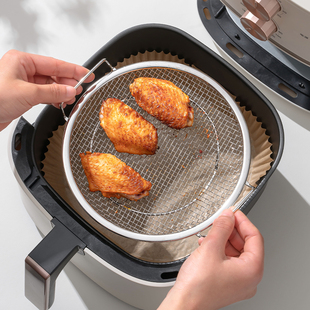 空气炸锅烤架控油架隔板烤串架内支架子托架专用工具配件滤油炸篮