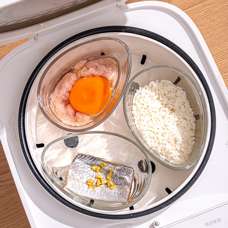 扇形蒸盒小蒸碗蒸格小碗电饭煲