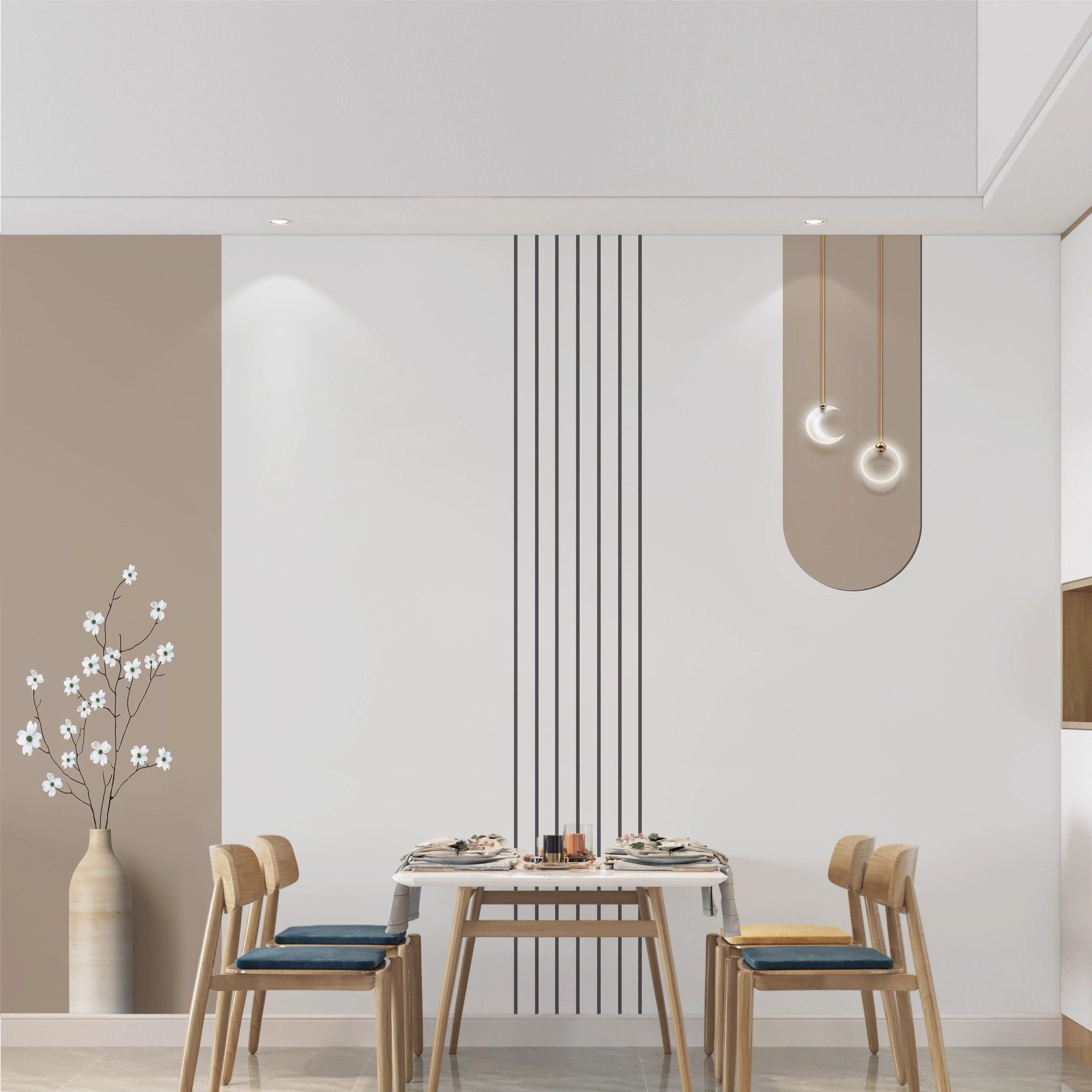 电视背景墙壁布客厅8D壁画现代简约壁纸2025新款墙纸定制格栅墙布,家装主材,定制壁画,淘宝优惠券,粉丝福利购,淘宝优惠卷