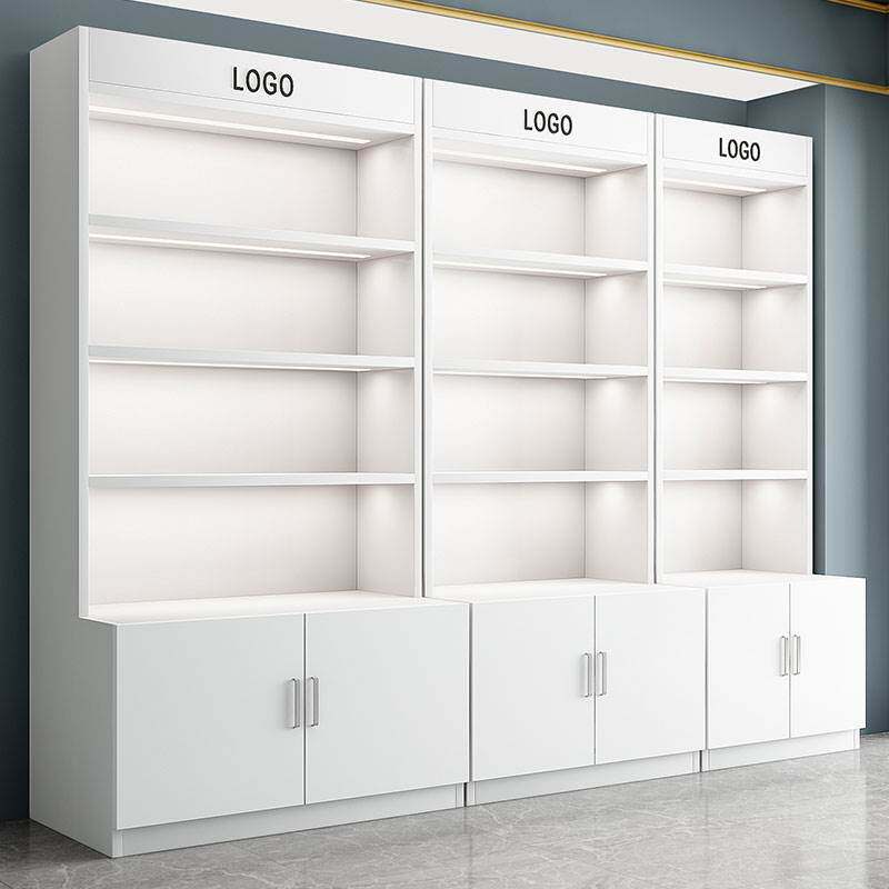 化妆品展示柜理发美甲店货柜超市礼品样品展示架美容院产品陈列柜