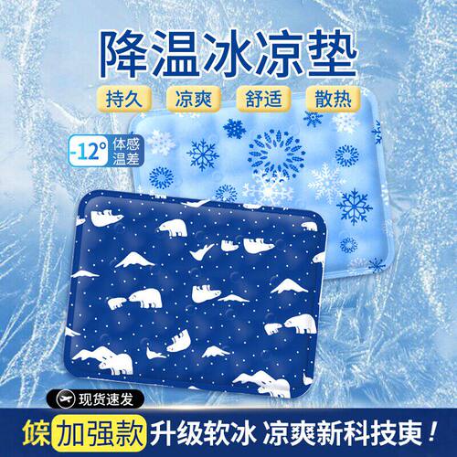 夏季降温免注水冰垫坐垫