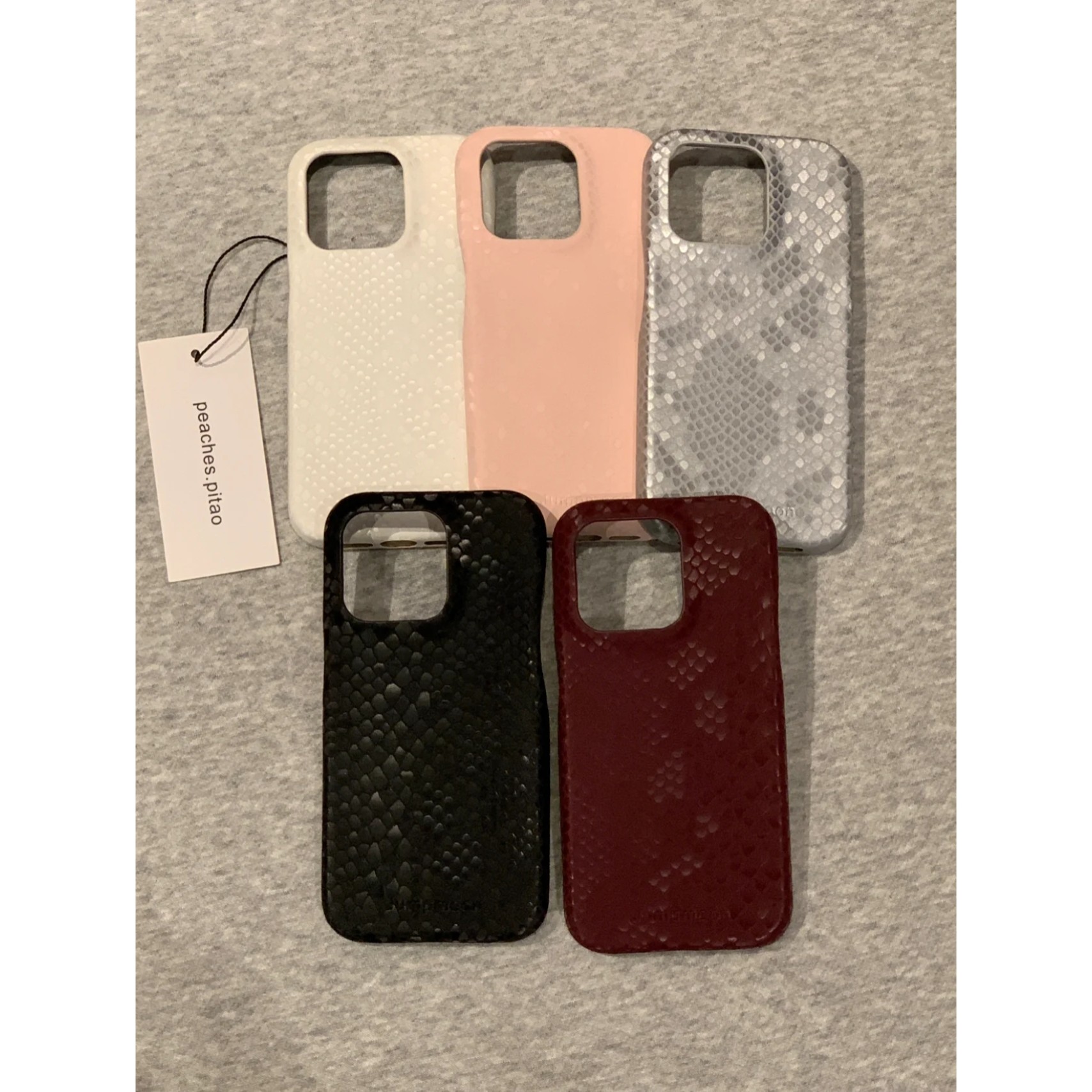 MOMOMOSTUDIOS小众ins简约纯色蛇纹皮质适用iPhone17promax新款16pro苹果手机壳15pro鳞片纹14防摔13保护套软,3C数码配件,手机保护套/壳,淘宝优惠券,粉丝福利购,淘宝优惠卷