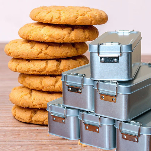 铁棍山药桃酥 零食办公室宿舍下午茶休闲食品铁盒子早餐充饥点心