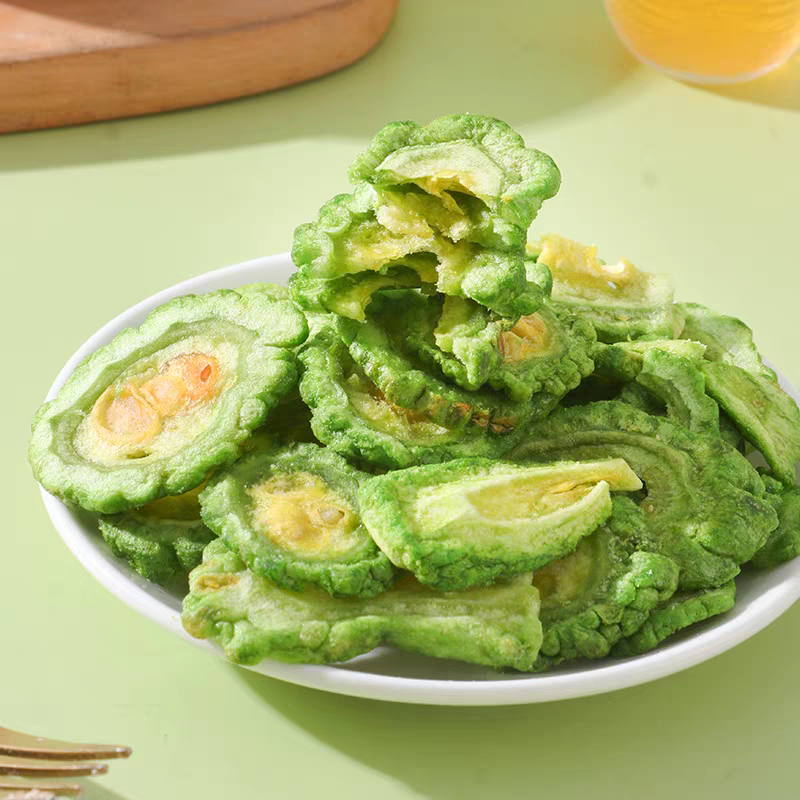 苦瓜脆片干果蔬脆脱水蔬菜干即食解馋充饥健康办公室小吃休闲零食