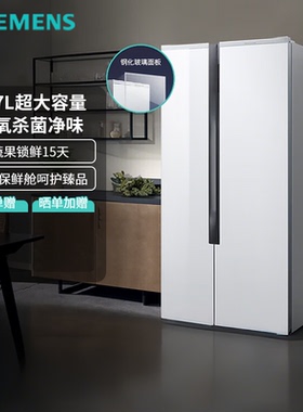 新品西门子637L超氧eNose动态恒温双开门家用变频无霜冰箱 VA620C