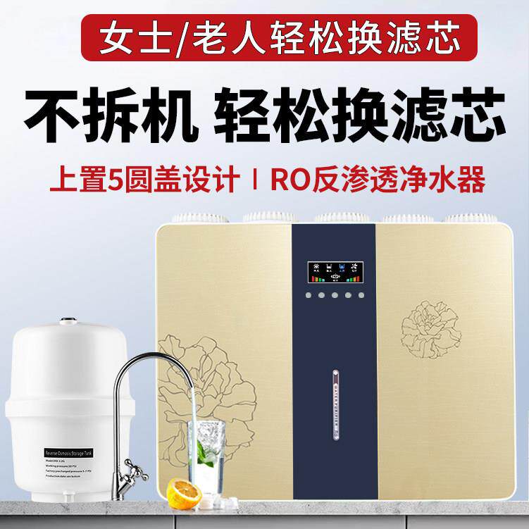 ro反渗透净水器直饮家用净水机厨房壁挂式滤水机diy自来水过滤器