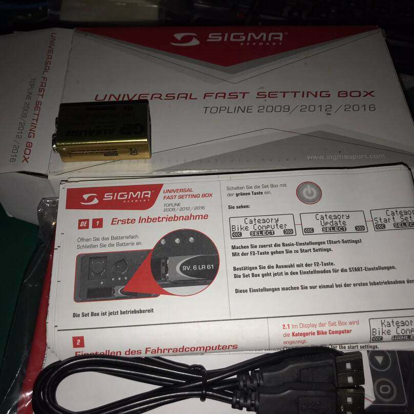 议价SIGMA 码表快速设置盒可维修