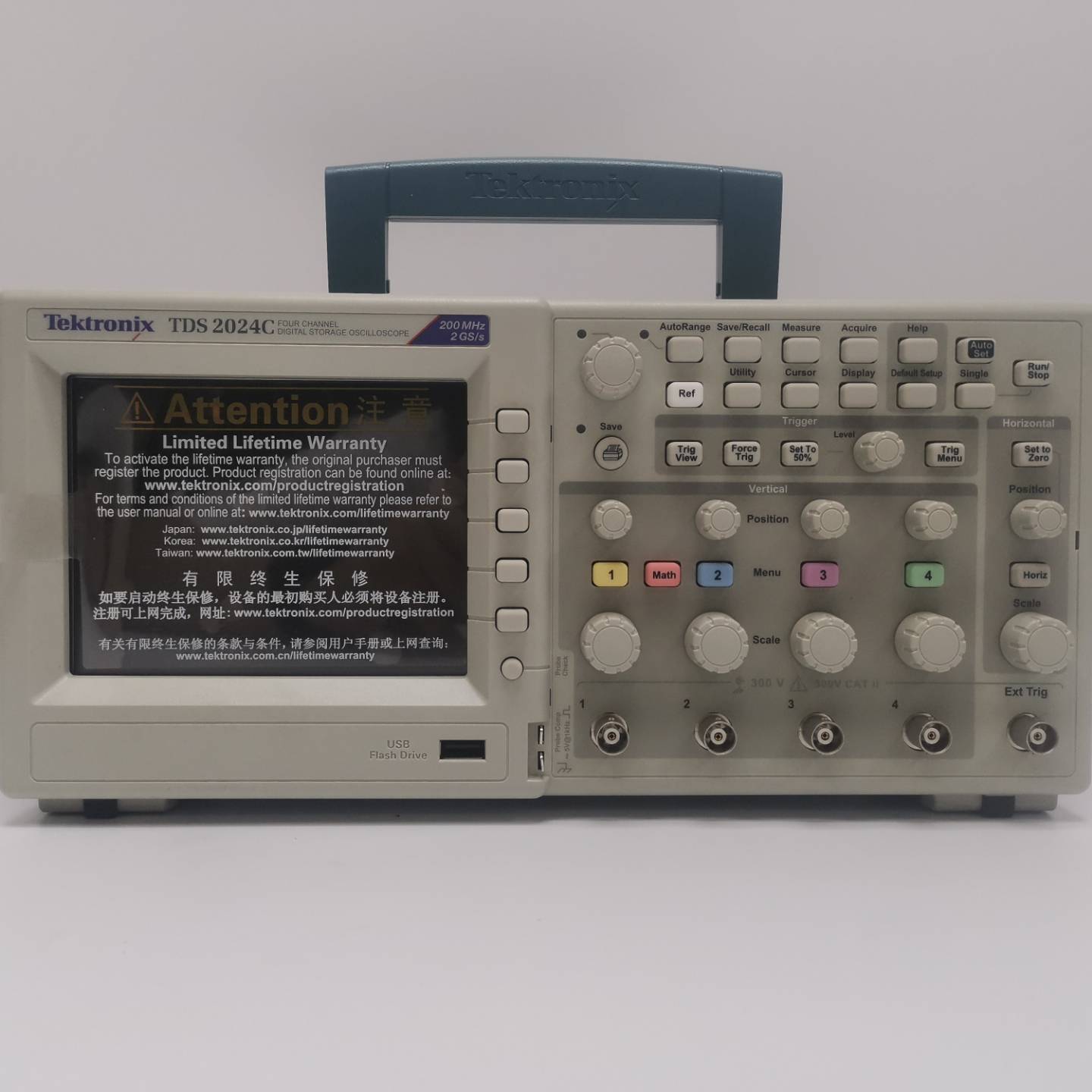 议价无包装 Tektrox泰克TDS2024C数字示可维修