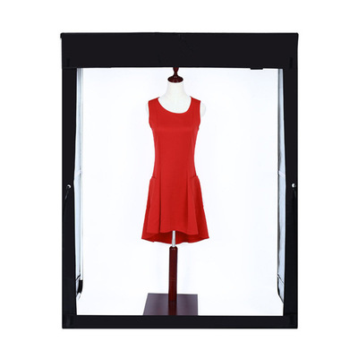 140CM大型led摄影棚softbox拍照  儿童拍照模特服装拍摄棚套装