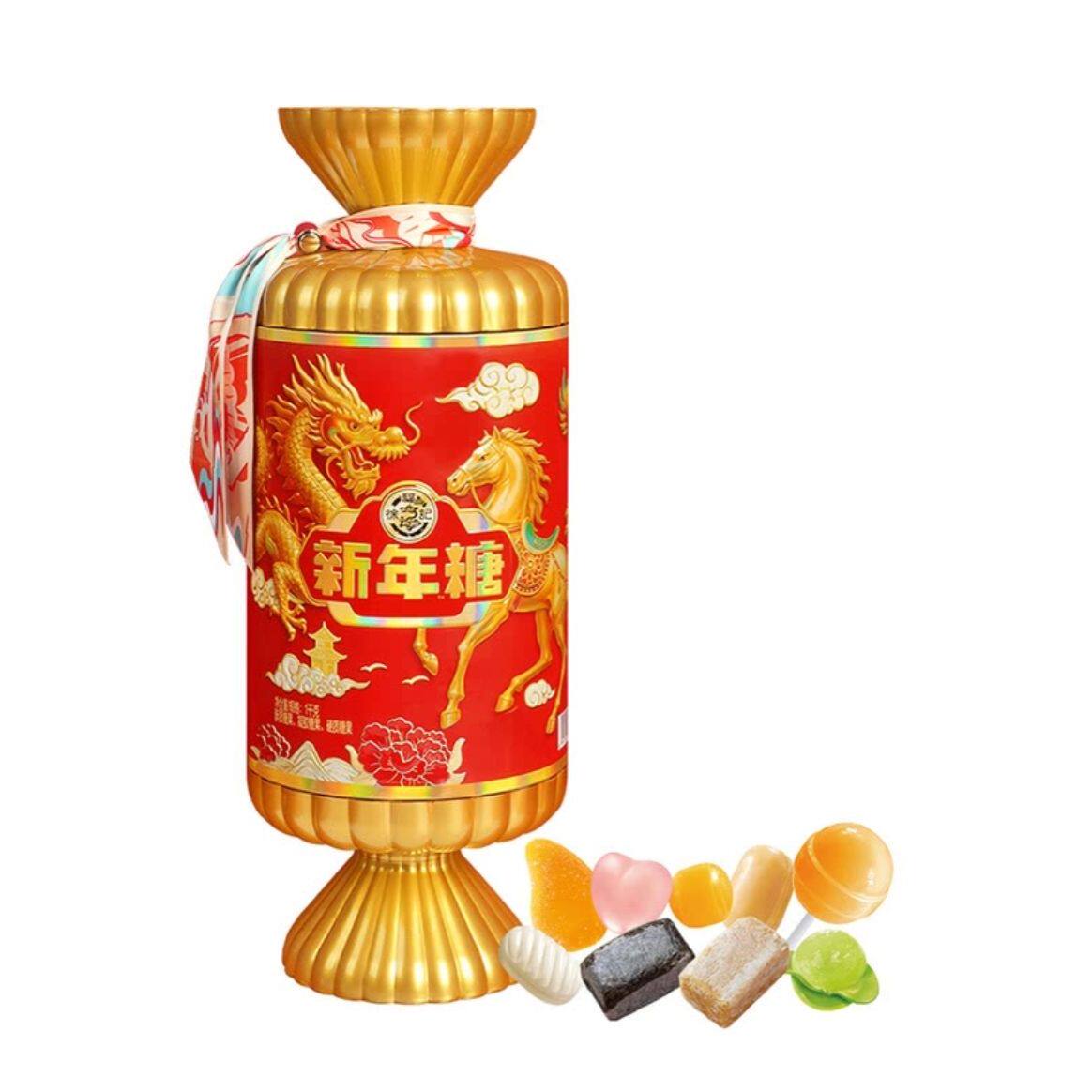 山姆 徐福记混合口味新年糖桶1kg休闲糖果过年送礼新年礼物