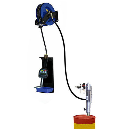 推荐远距离输送定量注油机 宝润佳壁挂自动伸缩 气动数显机油抽注