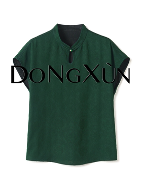 【帝王绿】桑蚕丝香云纱满分真丝桑波段花萝新中式上衣DX25AS192