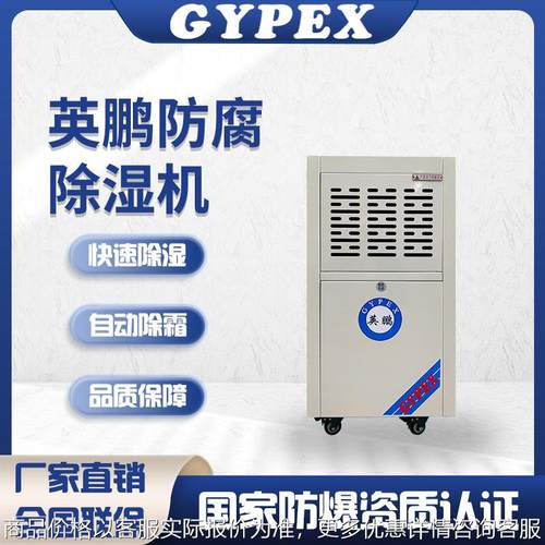 防腐除湿机实验室机房大仓库工业化工库房污水处理厂抽湿器