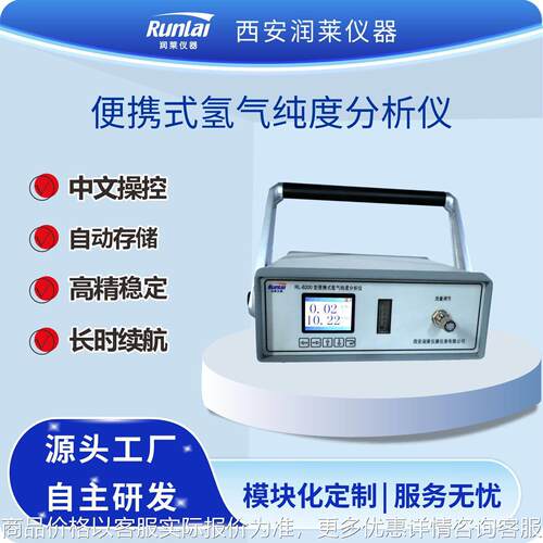 润莱仪器便携式氢气检测仪 H2气体含量分析仪 源头厂家 价格实惠