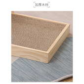 剑麻猫抓板猫窝不掉屑立式 瓦楞纸防磨爪器猫爪板逗猫抓柱猫咪玩具