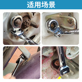 快速梅花棘轮扳手双向双头自动活动头开口两用省力扳手工具套装