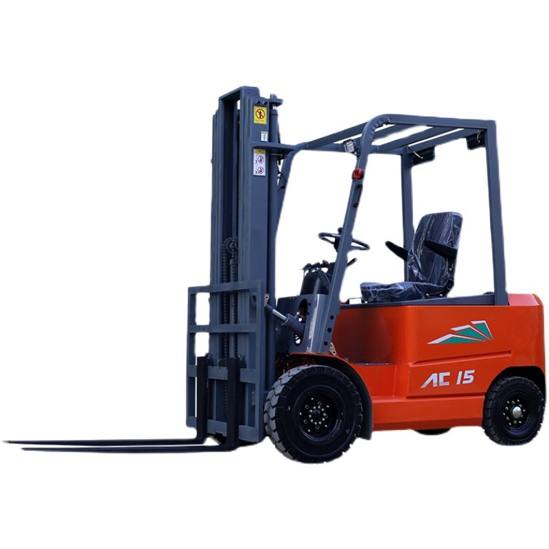 电动叉车0.5吨小型搬运车四轮升降座驾式堆高车1吨装卸液压叉车