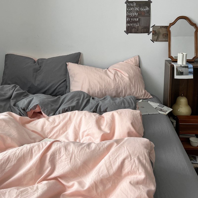 四件套被芯床垫枕芯学生宿舍六件套床上用品床单被罩床笠被子套装