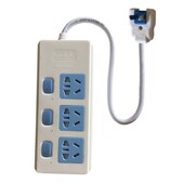 独立开关短线排插三位5位多孔插座2脚插头大功率纯铜电源2项3极