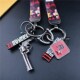 荒野大镖客合金挂件大表哥左轮吊坠汽车皮革钥匙链R星包饰品礼物