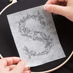 PVA材质空白水溶无纺布冷水可溶完全溶解无异味手艺人拓图DIY刺绣修补好帮手粘贴无忧易撕自粘