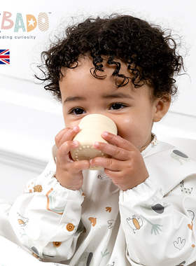 bibado宝宝敞口杯学饮杯婴儿敞口杯儿童防摔保温喝水杯直饮牛奶杯