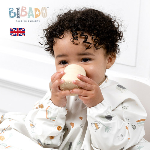 bibado食品级硅胶婴儿自主学饮杯